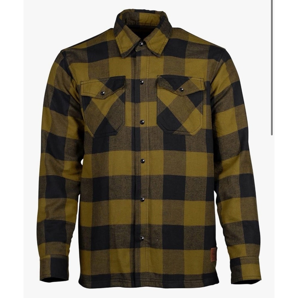 Cortech Bender Flannel Shirt‎ with CE Armor for Motorcycle Riding Sz small NWT